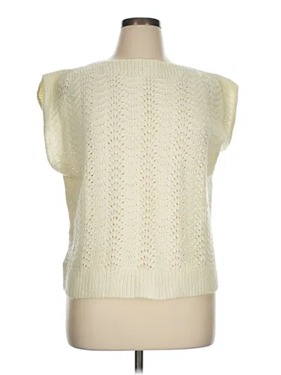 Pre-owned Unbranded Pullover Sweater In Ivory