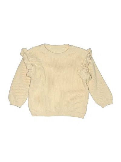 Pre-owned Unbranded Kids' Pullover Sweater In Ivory