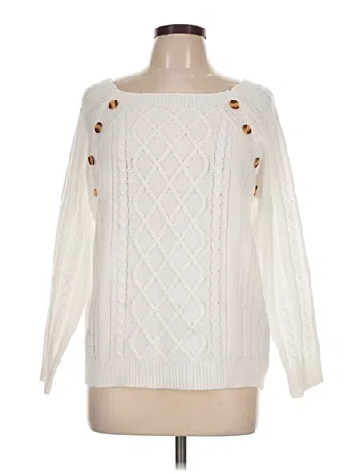 Pre-owned Unbranded Pullover Sweater In Ivory