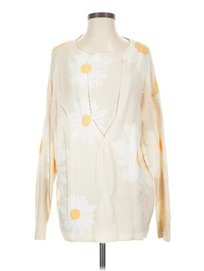Pre-owned Unbranded Pullover Sweater In Ivory
