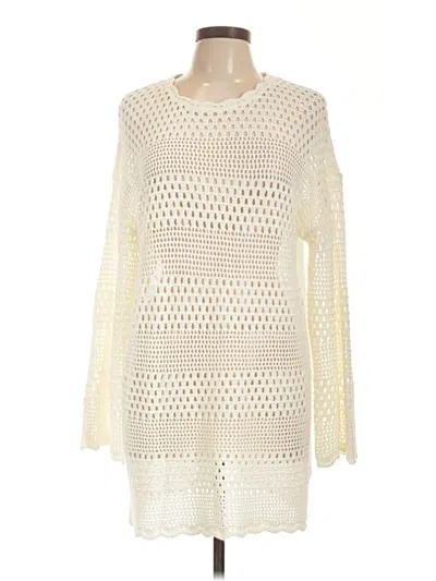 Pre-owned Unbranded Pullover Sweater In Ivory