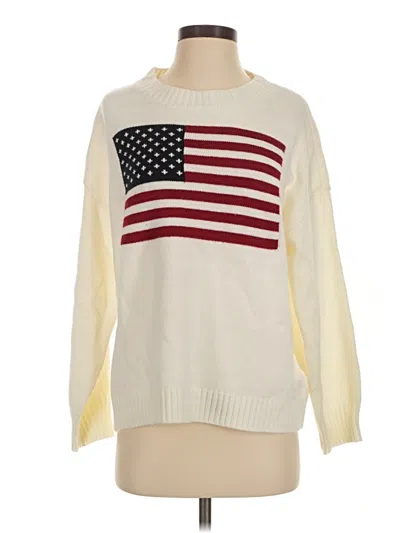 Pre-owned Unbranded Pullover Sweater In Ivory