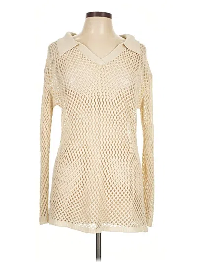 Pre-owned Unbranded Pullover Sweater In Ivory