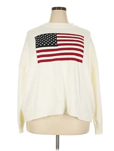 Pre-owned Unbranded Pullover Sweater In Ivory