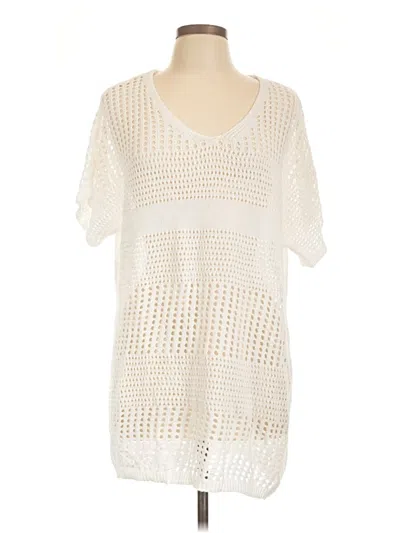 Pre-owned Unbranded Pullover Sweater In Ivory