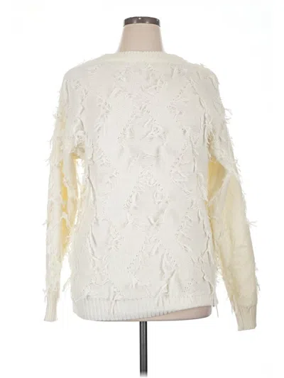 Pre-owned Unbranded Pullover Sweater In Ivory