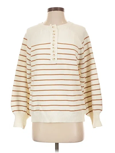 Pre-owned Unbranded Pullover Sweater In Ivory