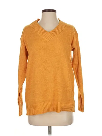 Pre-owned Unbranded Pullover Sweater In Orange
