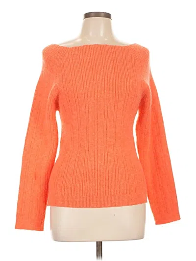 Pre-owned Unbranded Pullover Sweater In Orange
