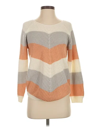 Pre-owned Unbranded Pullover Sweater In Orange
