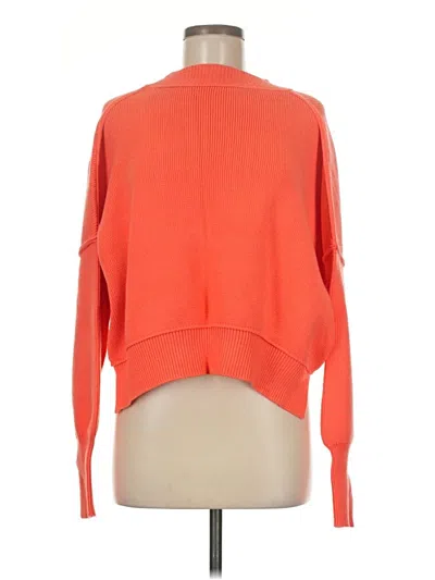 Pre-owned Unbranded Pullover Sweater In Orange