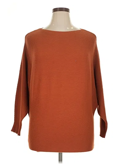 Pre-owned Unbranded Pullover Sweater In Orange