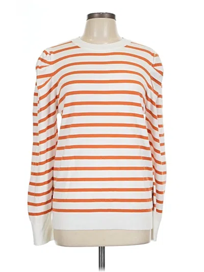 Pre-owned Unbranded Pullover Sweater In Orange