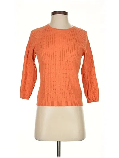Pre-owned Unbranded Pullover Sweater In Orange