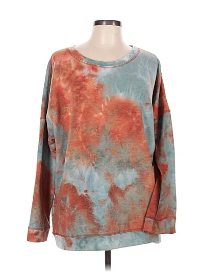 Pre-owned Unbranded Pullover Sweater In Orange