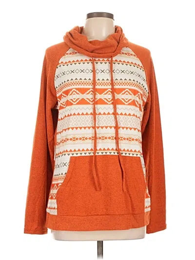 Pre-owned Unbranded Pullover Sweater In Orange