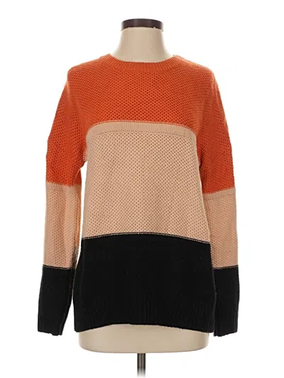Pre-owned Unbranded Pullover Sweater In Orange