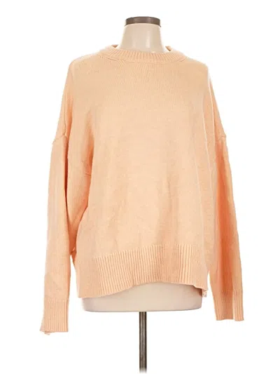 Pre-owned Unbranded Pullover Sweater In Orange