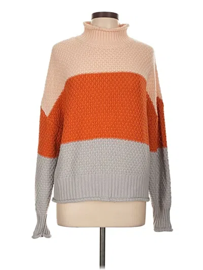 Pre-owned Unbranded Pullover Sweater In Orange