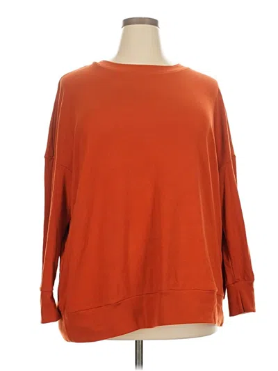 Pre-owned Unbranded Pullover Sweater In Orange