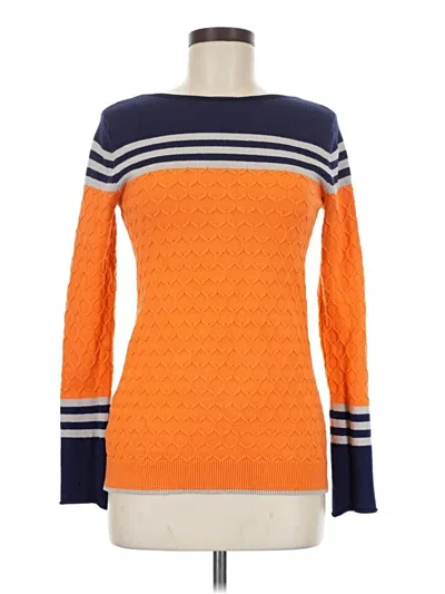 Pre-owned Unbranded Pullover Sweater In Orange