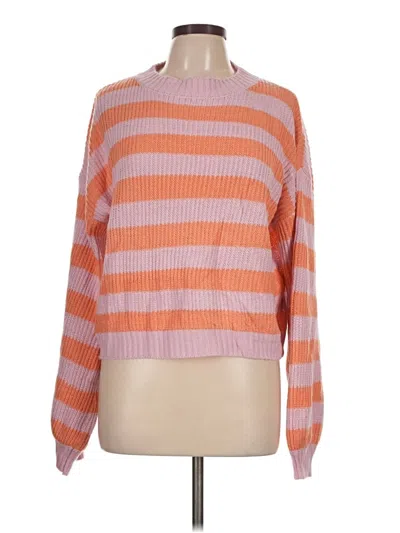 Pre-owned Unbranded Pullover Sweater In Orange