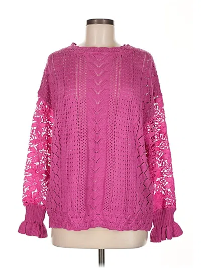 Pre-owned Unbranded Pullover Sweater In Pink