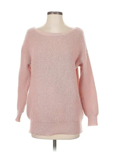 Pre-owned Unbranded Pullover Sweater In Pink