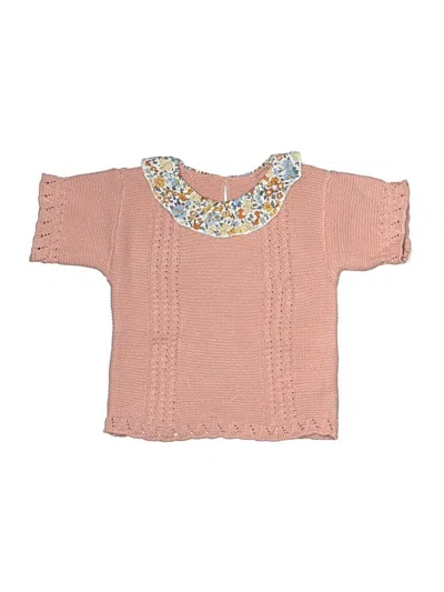 Pre-owned Unbranded Kids' Pullover Sweater In Pink
