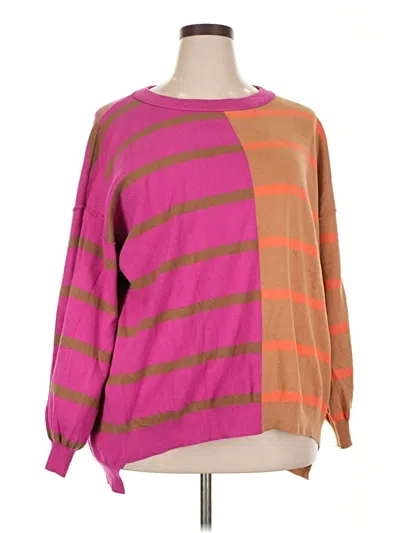 Pre-owned Unbranded Pullover Sweater In Pink