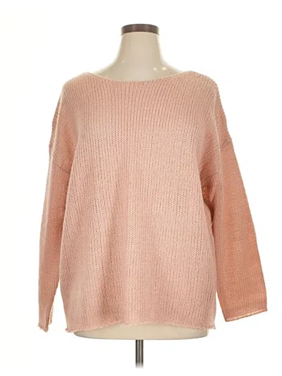 Pre-owned Unbranded Pullover Sweater In Pink