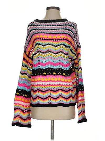Pre-owned Unbranded Pullover Sweater In Pink