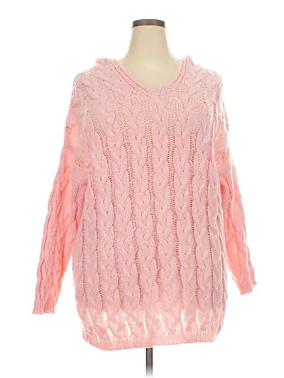 Pre-owned Unbranded Pullover Sweater In Pink