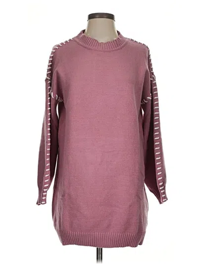 Pre-owned Unbranded Pullover Sweater In Pink