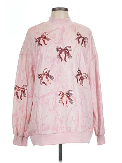 Pre-owned Unbranded Pullover Sweater In Pink