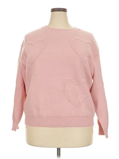 Pre-owned Unbranded Pullover Sweater In Pink