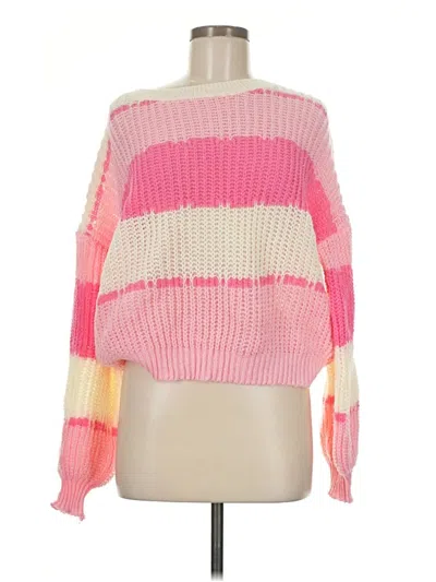Pre-owned Unbranded Pullover Sweater In Pink