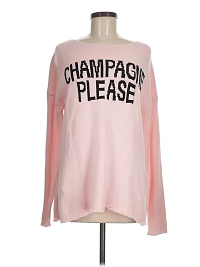 Pre-owned Unbranded Pullover Sweater In Pink