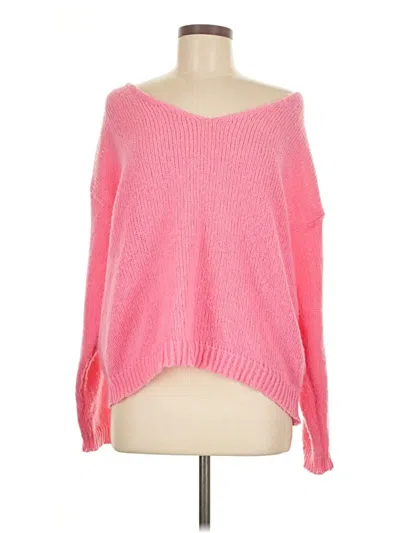 Pre-owned Unbranded Pullover Sweater In Pink