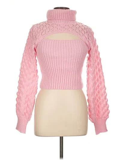 Pre-owned Unbranded Pullover Sweater In Pink