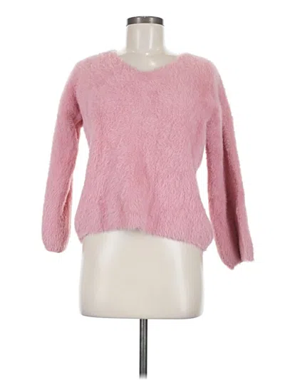 Pre-owned Unbranded Pullover Sweater In Pink
