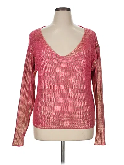 Pre-owned Unbranded Pullover Sweater In Pink