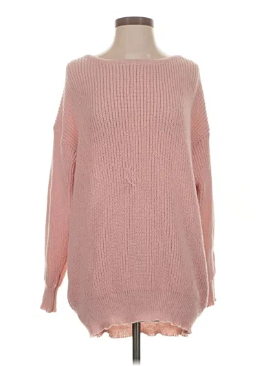 Pre-owned Unbranded Pullover Sweater In Pink