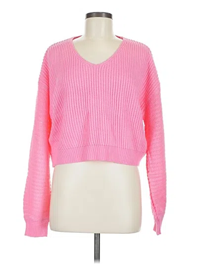 Pre-owned Unbranded Pullover Sweater In Pink