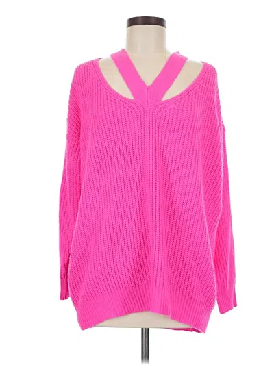 Pre-owned Unbranded Pullover Sweater In Pink