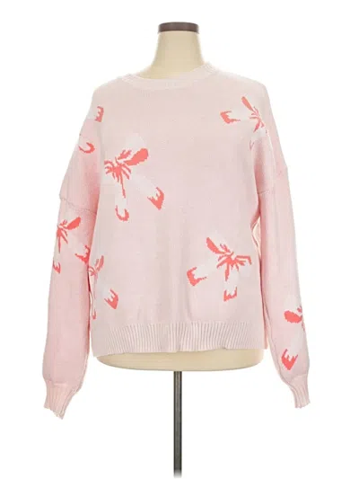 Pre-owned Unbranded Pullover Sweater In Pink