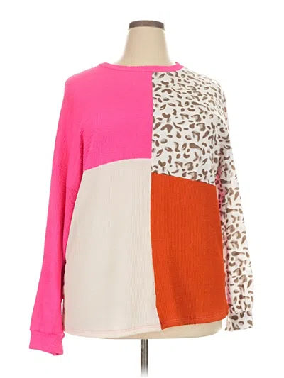 Pre-owned Unbranded Pullover Sweater In Pink