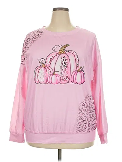 Pre-owned Unbranded Pullover Sweater In Pink