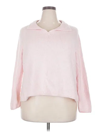 Pre-owned Unbranded Pullover Sweater In Pink
