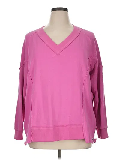 Pre-owned Unbranded Pullover Sweater In Pink